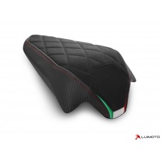 LUIMOTO DIAMOND GREZZO Passenger Seat Cover for DUCATI STREETFIGHTER V4 (20-22) / Panigale V2 (20-24)